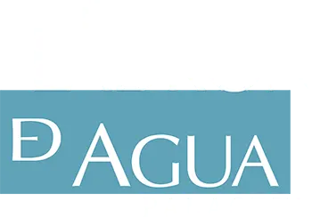 el ladron de agua logo letras blancas
